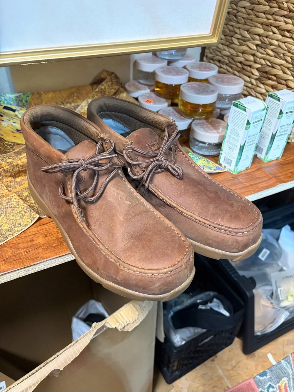 Justin Boots Brown Work Boots